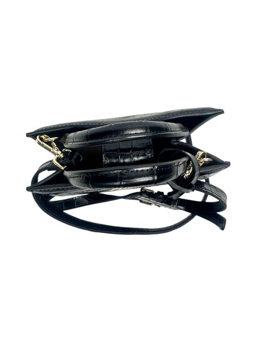 borsa shop bag midi in cocco nero MC2 Saint Barth | SHOP BAG MIDI-PRINTED CROCO LEATHER00